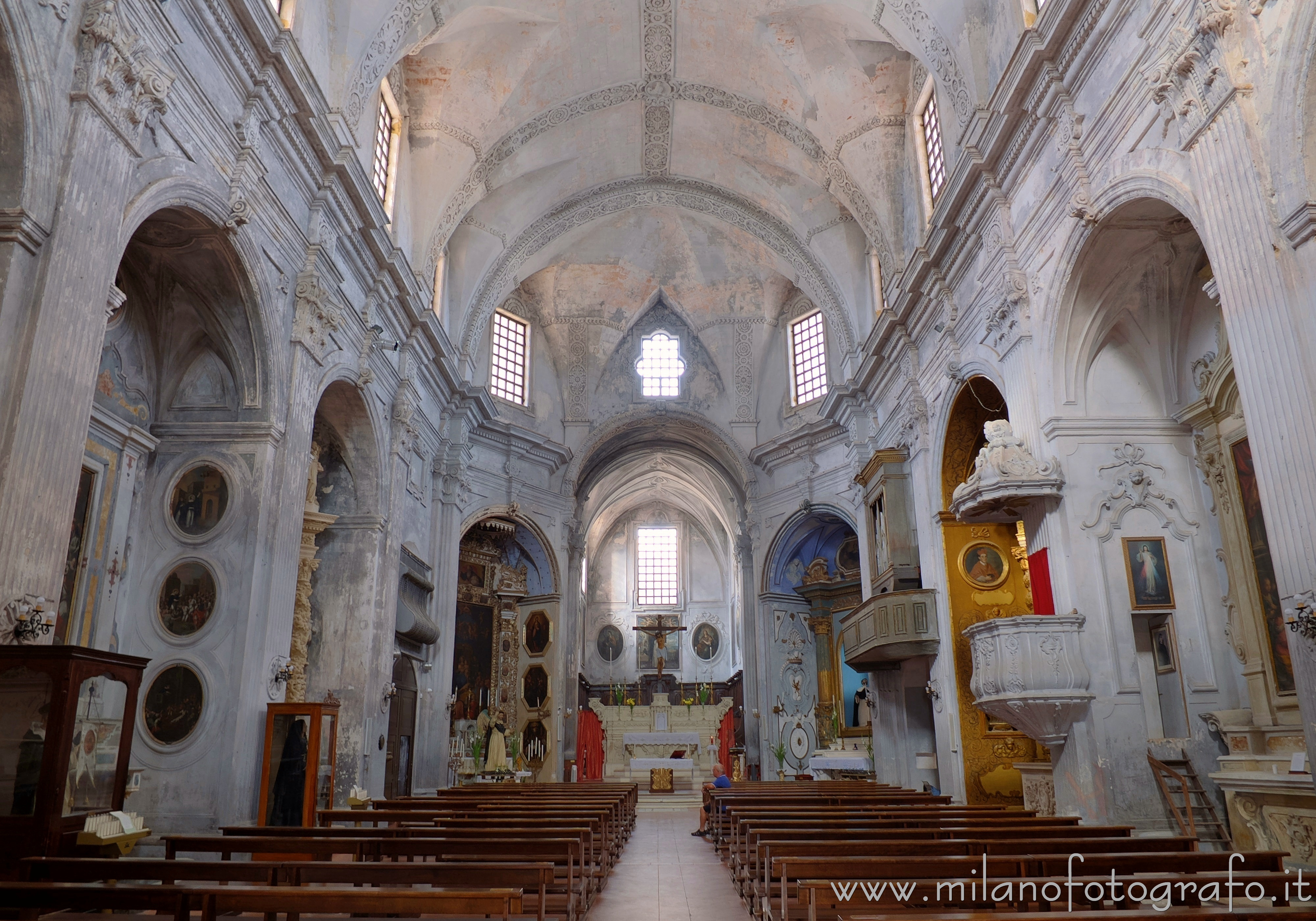 Gallipoli (Lecce, Italy) - Interior of the Church of San Domenico al Rosario